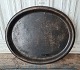 Beautiful 1800s 
oval metal 
tray. 
Very nice 
patina. 
Measures 40 x 
48 cm.