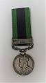 India General Service Medal 1908-1935, Waziristan 1919-21. Engraved on the edge 28 SOWAR KHAZAN ...