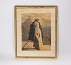 Print called 
mountain 
climber with 
gilded frame by 
J. F. 
Willumsen.
H - 37 cm, W - 
30 cm and D ...