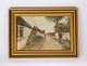 Oil painting 
with country 
motif and 
gilded frame, 
signed A. 
Toftlind.
H - 35 cm, W - 
50 cm and ...