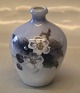 288-396 RC Vase 
with black 
berry flowers 
11 cm
 Royal 
Copenhagen In 
mint and nice 
condition