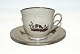 Bernstorff 
Copenhagen's 
porcelain 
painting coffee 
cup with saucer
the frame is 
known from ...