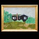 Olaf Rude, 
1886-1957, oil 
on canvas
Landscape with 
black house
Signed
Visible size: 
65x91cm. ...