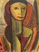 Dorlen Court. 
Mixed media on 
paper. Cubist 
portrait of a 
woman. Dated 
1971.
The paper 
measures: ...