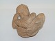 Just Andersen sandstone figurine, boy and fish.Design number 6.Measures 13.5 by 12.0 by ...