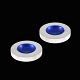 Georg Jensen. A 
Pair of 
Sterling Silver 
Salt Cellars 
with blue 
Enamel #1113A - 
SGJ
Designed by 
...