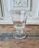 Masonic glass 
decorated with 
sanded symbols
Height 11.5 
cm.