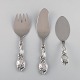 Danish 
silversmith. 
Three serving 
parts in silver 
(830). Rococo 
style, 1940s.
Largest 
measures: ...