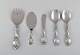 Danish 
silversmith. 
Five serving 
parts in silver 
(830). Rococo 
style, 1940s.
Largest 
measures: ...
