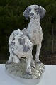 Rare Dahl 
Jensen 
figurine, pair 
of hunting 
dogs, English 
Setter on base 
no. 1278. 
Length 40cm. 
...