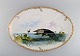 Large 
Pirkenhammer 
serving dish in 
porcelain with 
hand-painted 
fish and gold 
decoration. 
High ...