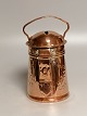 Copper church 
box 
19.Arhheight 
with handle 
21.5cm.
