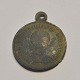 Commemorative medal from the Balloon ascent in Copenhagen's Summer Tivoli. 19th century. Copper. ...