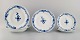 Five Meissen 
Neuer 
Ausschnitt 
plates in 
hand-painted 
porcelain with 
floral 
decoration. 
Approx. ...