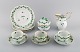 Herend Green 
Clover coffee 
service for 
three people in 
hand-painted 
porcelain with 
a gold edge. 
...