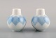 Bjørn Wiinblad 
for Rosenthal. 
Lotus salt and 
pepper shaker 
in porcelain 
decorated with 
light ...