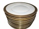 Royal 
Copenhagen 
Decoration 607 
- white with 
gold edge on 
the same shape 
as Dagmar, 
luncheon ...