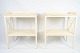 A set of two 
white painted 
console tables, 
in great 
vintage 
condition. 
H - 77 cm, W - 
67 cm ...