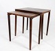 These side 
tables are a 
beautiful 
example of 
Danish design 
from the 1960s, 
made of 
rosewood, ...