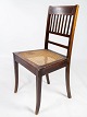 Desk chair of 
mahogany with 
inlaid wood and 
with paper cord 
seat, in great 
antique 
condition.
H ...