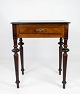 Side table in 
mahogany with 
inlaid walnut 
and ebony, in 
great vintage 
condition from 
1860. 
H - ...