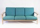 3 seater sofa - Model GE290 - Oak - Blue Hallingdal wool - Hans J. Wegner - Made 
by Getama - 1960