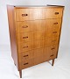 This teak chest 
of drawers, 
designed by 
Danish 
craftsmen 
around 1960, is 
a classic 
example of ...