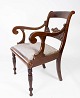 Antique chair 
of mahogany and 
upholstered 
with grey 
fabric, in 
great condition 
from 1880.
H - ...