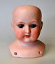 Doll's head in 
painted bisquit 
porcelain, 
Armand 
Mareilles, 
Germany. 19th 
century Stamped 
370 A ...