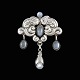 Knud Georg 
Jensen. Art 
Nouveau Silver 
Brooch with 
Moonstones.
Designed and 
crafted by Knud 
...