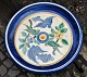 Danish potter 
(20th century): 
Large dish. Red 
clay, with 
green, blue and 
yellow ...