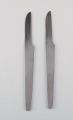 Arne Jacobsen 
for Georg 
Jensen. 
Modernist AJ 
cutlery. Two 
dinner knives 
in stainless 
steel. Late ...