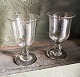 Pair of old 
wine glasses 
with 
bell-shaped 
can. Appears in 
good condition 
without damage 
or ...