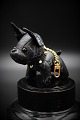 Louis Vuitton accessories, bag pendant in the shape of a small dog with the Monogram Eclipse ...