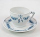 Coffee cup with 
saucer, no.: 
102, in Empire 
by B&G. Ask for 
number in 
stock.
6 x 7 cm.
13 cm.