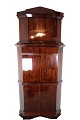 Tall corner cabinet/secretaire in mahogany and in great antique condition from the 1840s.H - ...