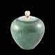 Saxbo - Evald 
Nielsen. Large 
Stoneware Jar 
with Sterling 
Silver Lid.
Ivory Handle.
Glazed ...