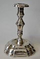 Single silver 
candlestick, 
baroque style, 
20th century 
Denmark. 
Completed. 
Stamped.Height 
.: 17 ...