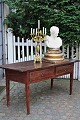 Swedish 1900 century console table with 2 drawers in original paint and with a really nice ...