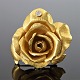 Carl Antonsen 
gold jewellery.
Rose brooch 
made in 18k 
gold, set with 
diamond, 0.25 
ct.
3.5 cm ...