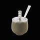 Royal 
Copenhagen - 
Hingelberg. 
Stoneware Jar 
with Sterling 
Silver Lid & 
Spoon.
Glazed 
Stoneware ...