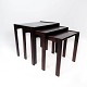 Set of Deposit Tables - Dark Wood - Danish Design - 1960