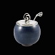 Saxbo - Hugo 
Grün. Stoneware 
Jar with Silver 
Lid and Spoon.
Glazed 
Stoneware Jar 
designed and 
...