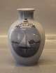 RC 1925 
Collectible 
Vase 
(Rundskuedagen) 
17 cm with 
sailship
 Royal 
Copenhagen In 
mint and nice 
...