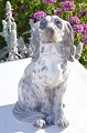 Dahl Jensen 
figurine, 
hunting dog, 
English Setter 
sitting no. 
1186. height 
22.5cm. 8 7/8  
...