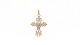Elegant pendant 
Cross 14 carat 
gold
stamped 585
Height 4 cm
The check by 
the jeweler and 
the ...