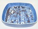 Royal 
Copenhagen 
Faience Baca, 
blue dish.
Decoration 
number 
780/2884.
Factory ...