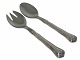Herregaard 
silver and 
stainless steel 
from Cohr, 
salad set.
Marked with 
Danish silver 
mark, ...