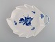 Royal 
Copenhagen Blue 
Flower Braided 
leaf-shaped 
dish. Model 
number 10/8002. 
Dated ...