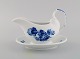 Royal 
Copenhagen Blue 
Flower Braided 
sauce boat on 
fixed stand. 
Model number 
10/8068. Dated 
...